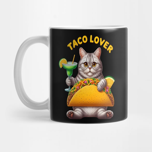 Feline Fiesta With Taco and Drink by coollooks